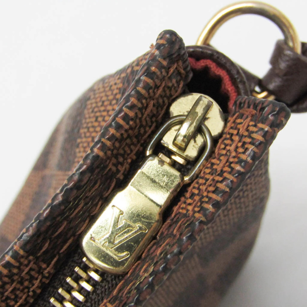 LOUIS VUITTON Authentic Brown Damier Pouch - Picture 7 of 14